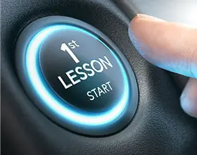 Driving lesson start button